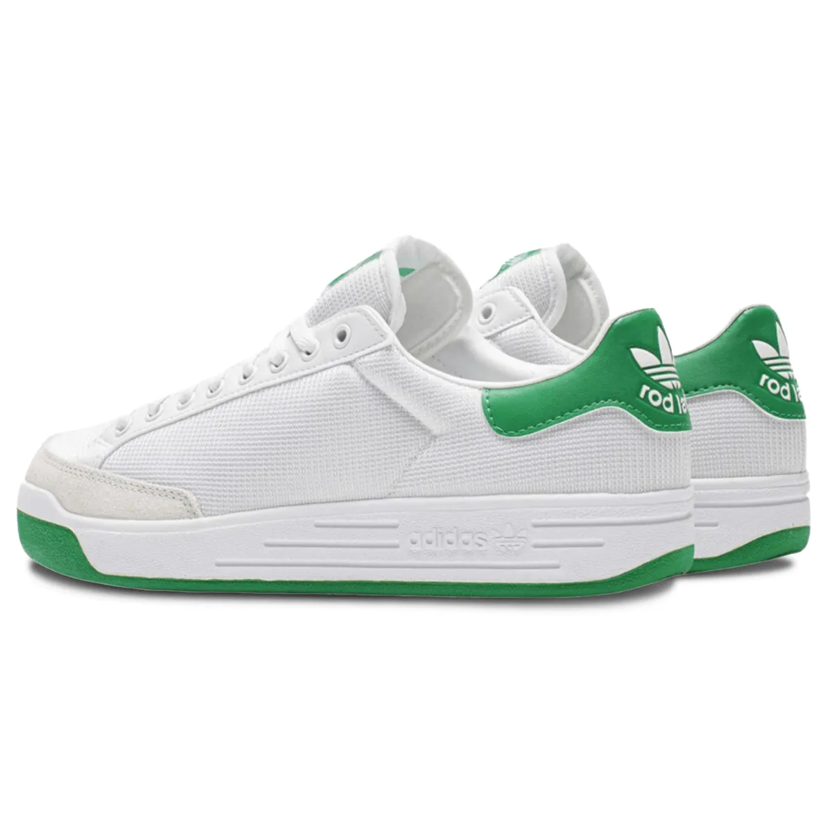 Home Style City Travel Adidas Men's Rod Laver Running White/Fairway Green