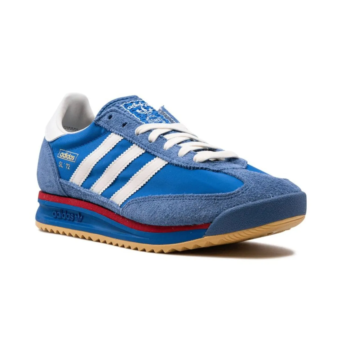 Casual Comfort Adidas Men's SL 72 RS Blue/Core White/Better Scarlet