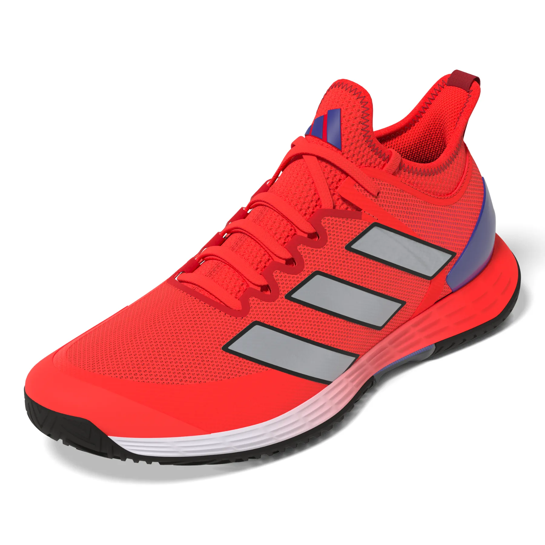 Tread Pattern Adidas Performance Adizero Ubersonic 4 Lanza T Men Tennis Shoes - Solar Red