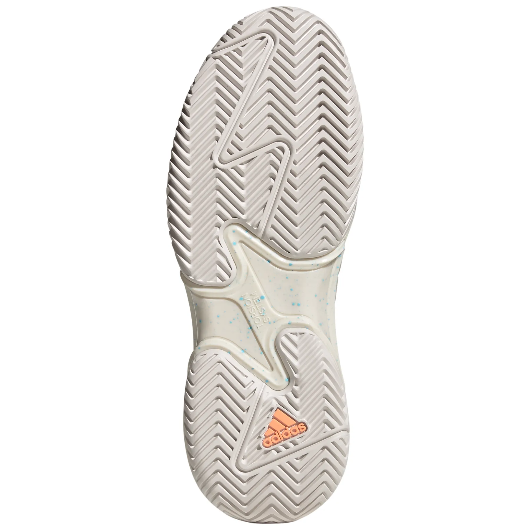 Adidas Performance Barricade  Men Tennis Shoes - Cloud White/Pulse Blue/Mint Ton Casual running