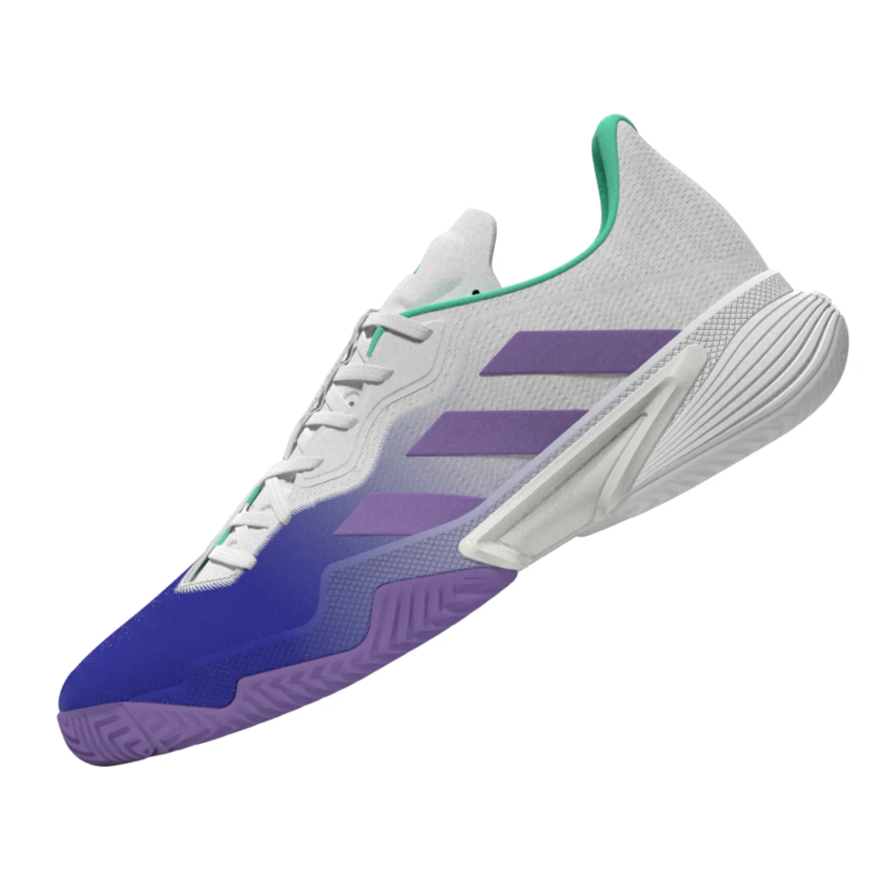 Simple Fit Adidas Performance Barricade Women Tennis Shoes - LUCBLU/VIOFUS/PULMIN
