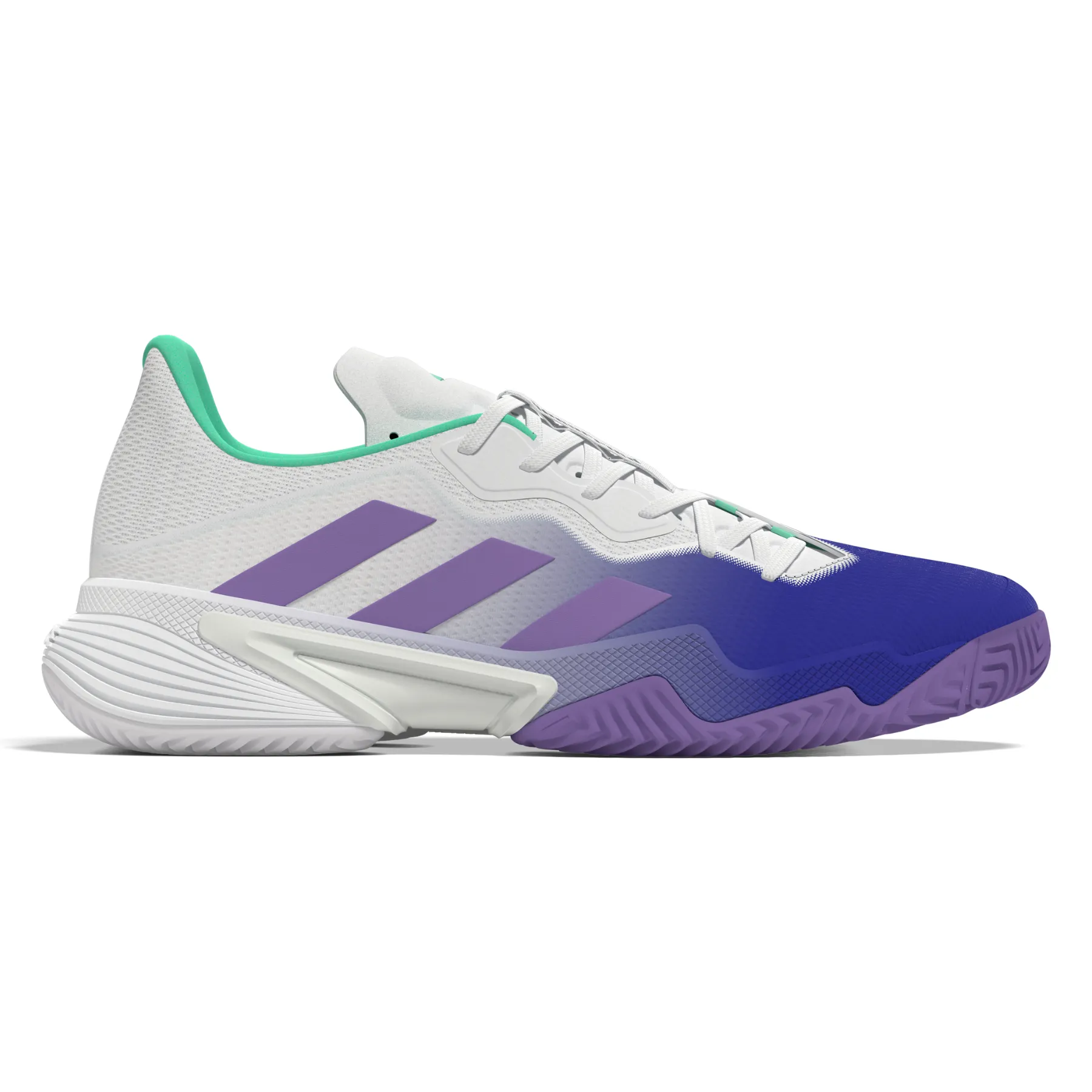 Lace Closure Adidas Performance Barricade Women Tennis Shoes - LUCBLU/VIOFUS/PULMIN