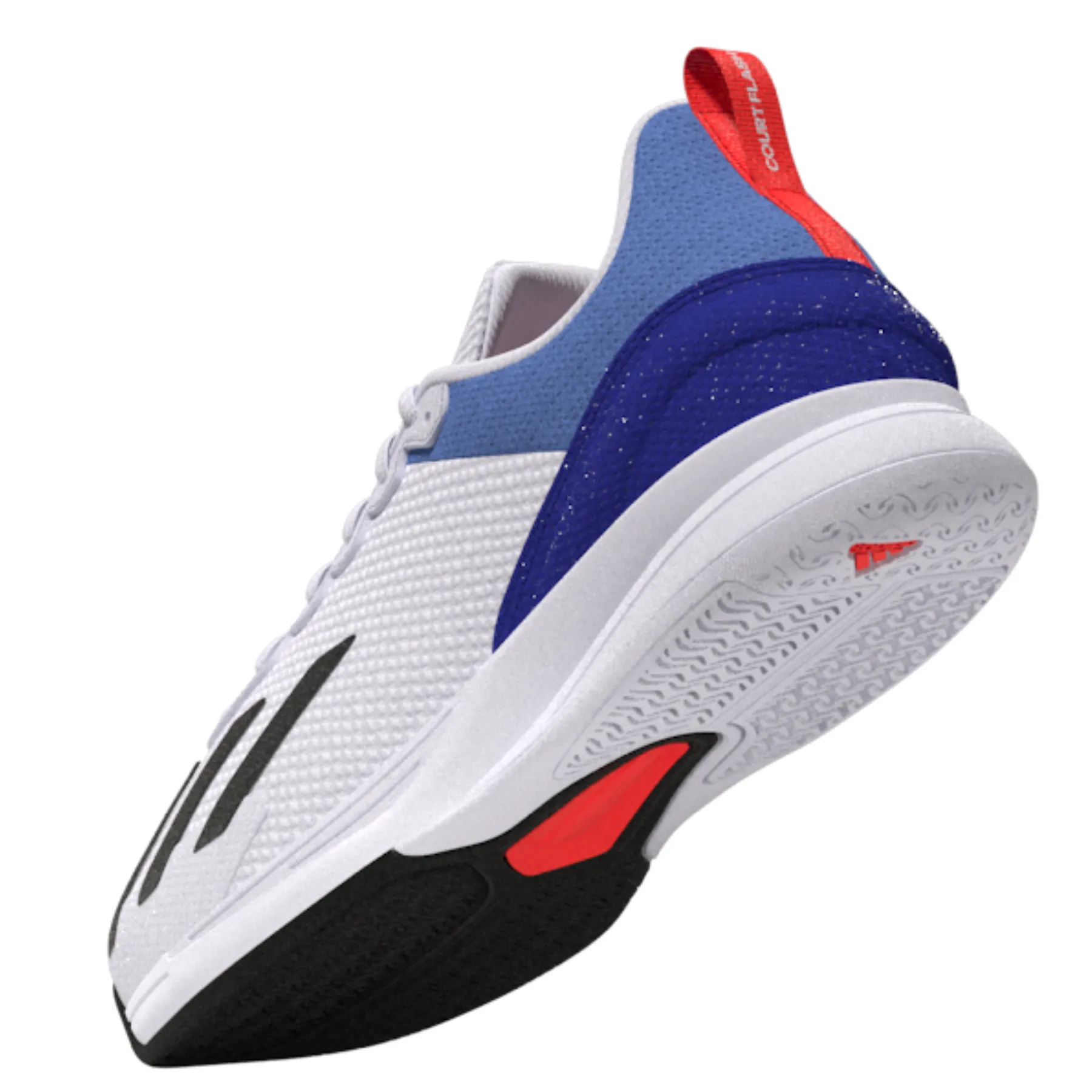 Adidas Performance Court Flash Speed Men Tennis Shoes - Ftw White/Core Black/Core Black All Fit Form Fit