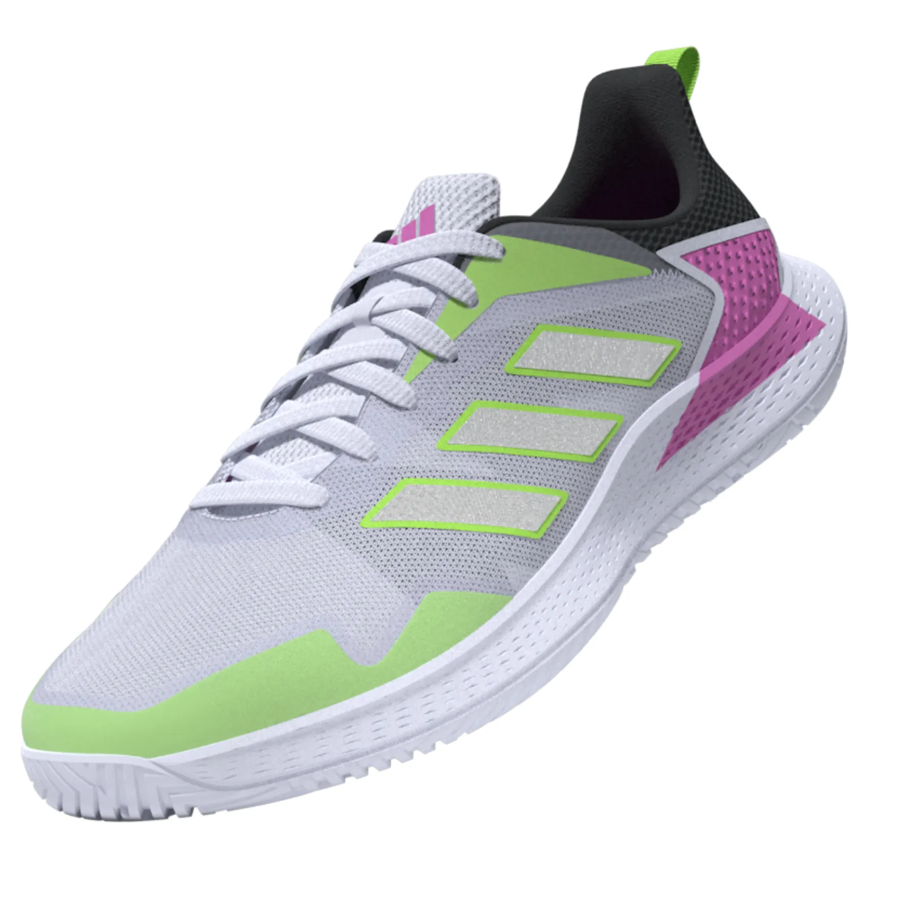 Adidas Performance Defiant Speed Men Tennis Shoes - Crystal White/Silver Metallic/Carbon Urban Gear