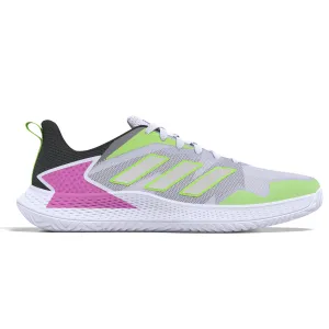 Soft Interior Grippy Tread Adidas Performance Defiant Speed Men Tennis Shoes - Crystal White/Silver Metallic/Carbon