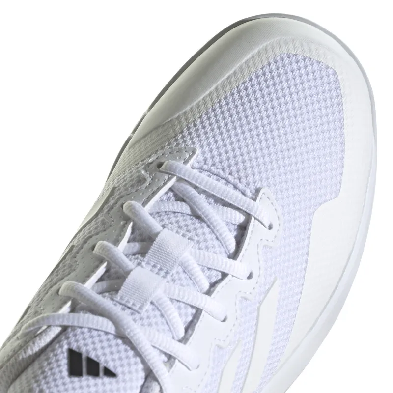 Adidas Performance Game Court 2 Mens Tennis Shoes - Cloud White / Cloud White / Matte Silver Teen Athletes