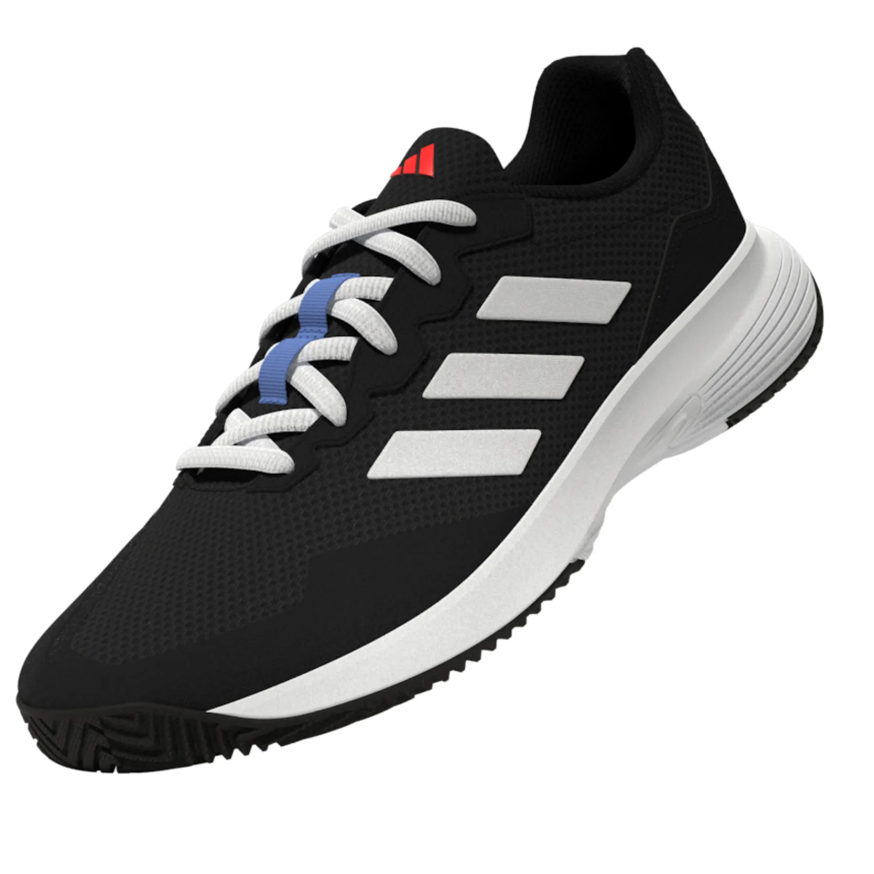 Outdoor Fans Multi Purpose Adidas Performance Game Court 2.0 Men Tennis Shoes - Core Black/Ftw White/Solar Red