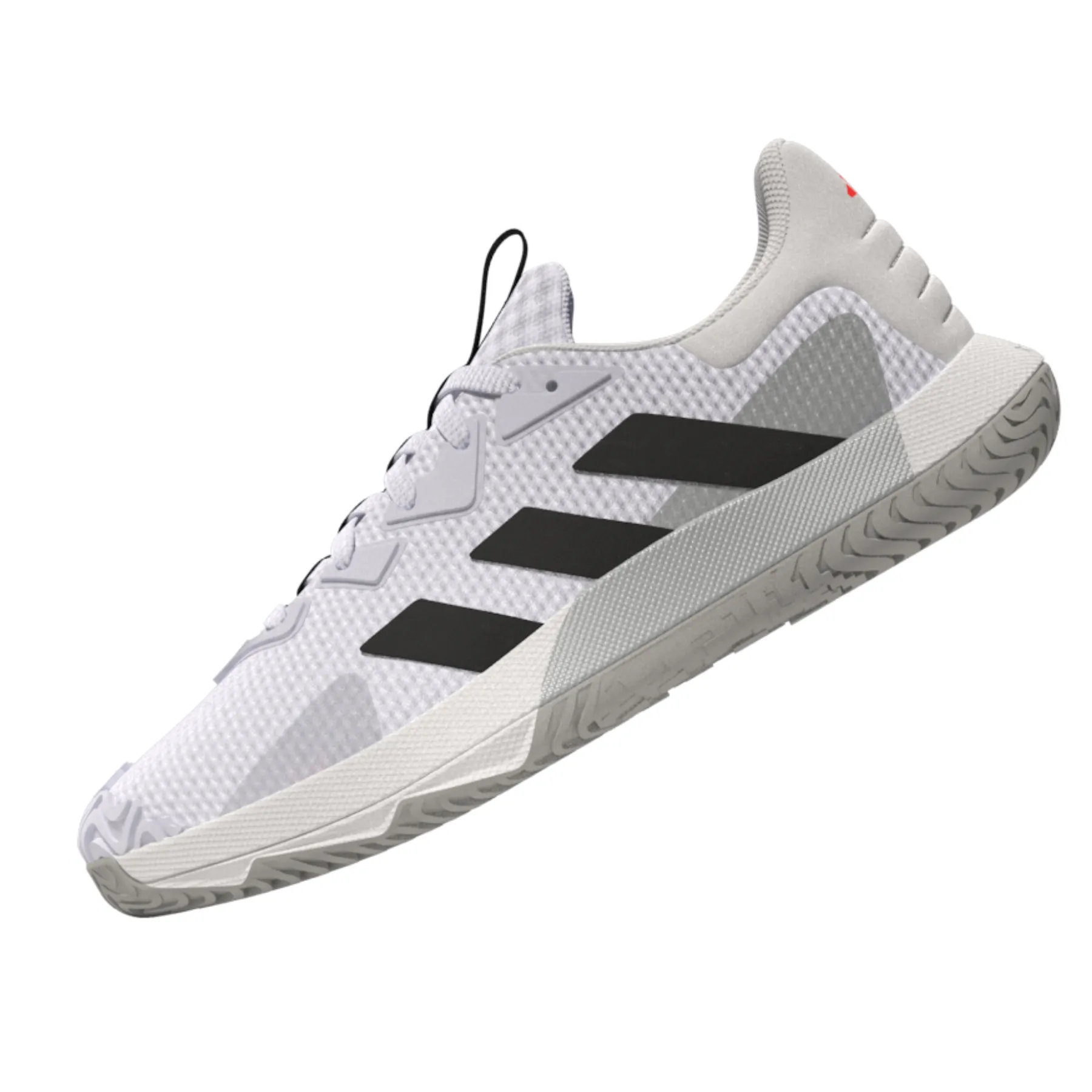 Multi Purpose Adjustable Straps Adidas Performance Sole Match Control Ftw White/Core Black/Lucblu Men Tennis Shoes