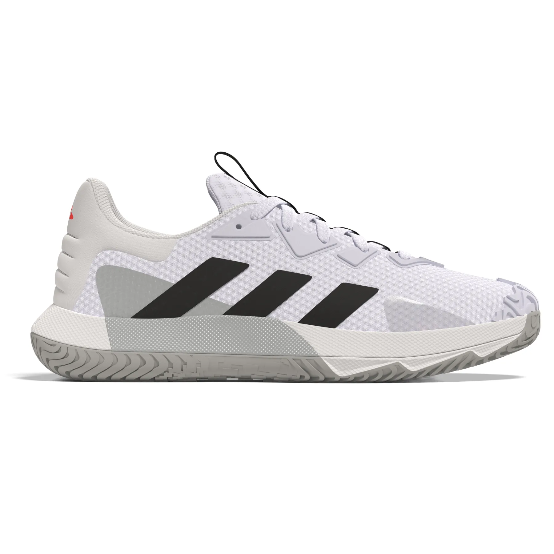 Adidas Performance Sole Match Control Ftw White/Core Black/Lucblu Men Tennis Shoes Shock Absorbing City Style