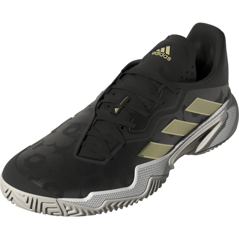 Stable Recreational Use Adidas Womens Barricade Tennis Shoes - Core Black/Gold/Carbon