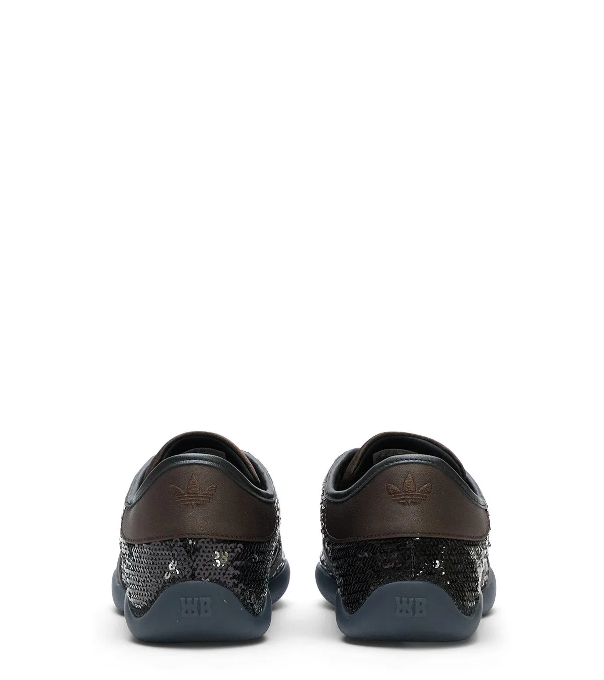 basketball players Structured silhouette Adidas x Wales Bonner Lo Pro Sequin Black Silver Brown