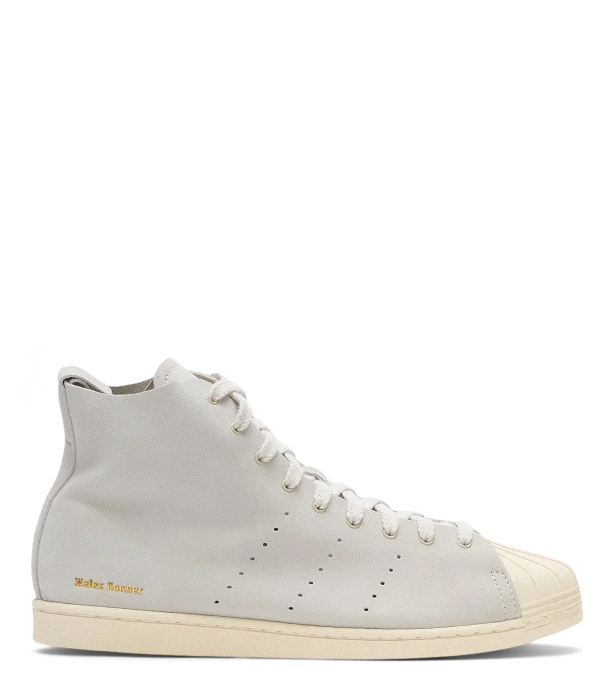 Adidas x Wales Bonner Superstar Hi Mist Stone most pool Sophisticated Look