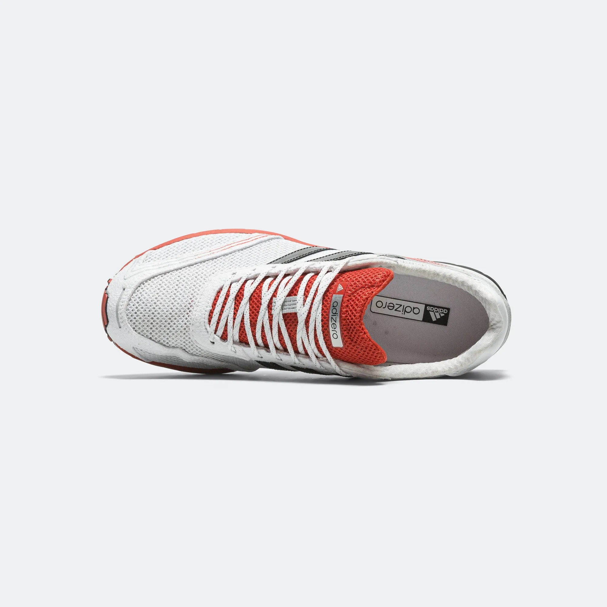 Adizero Adios OG - Footwear White/Preloved Red-Core Black Hyper Compression Midsole