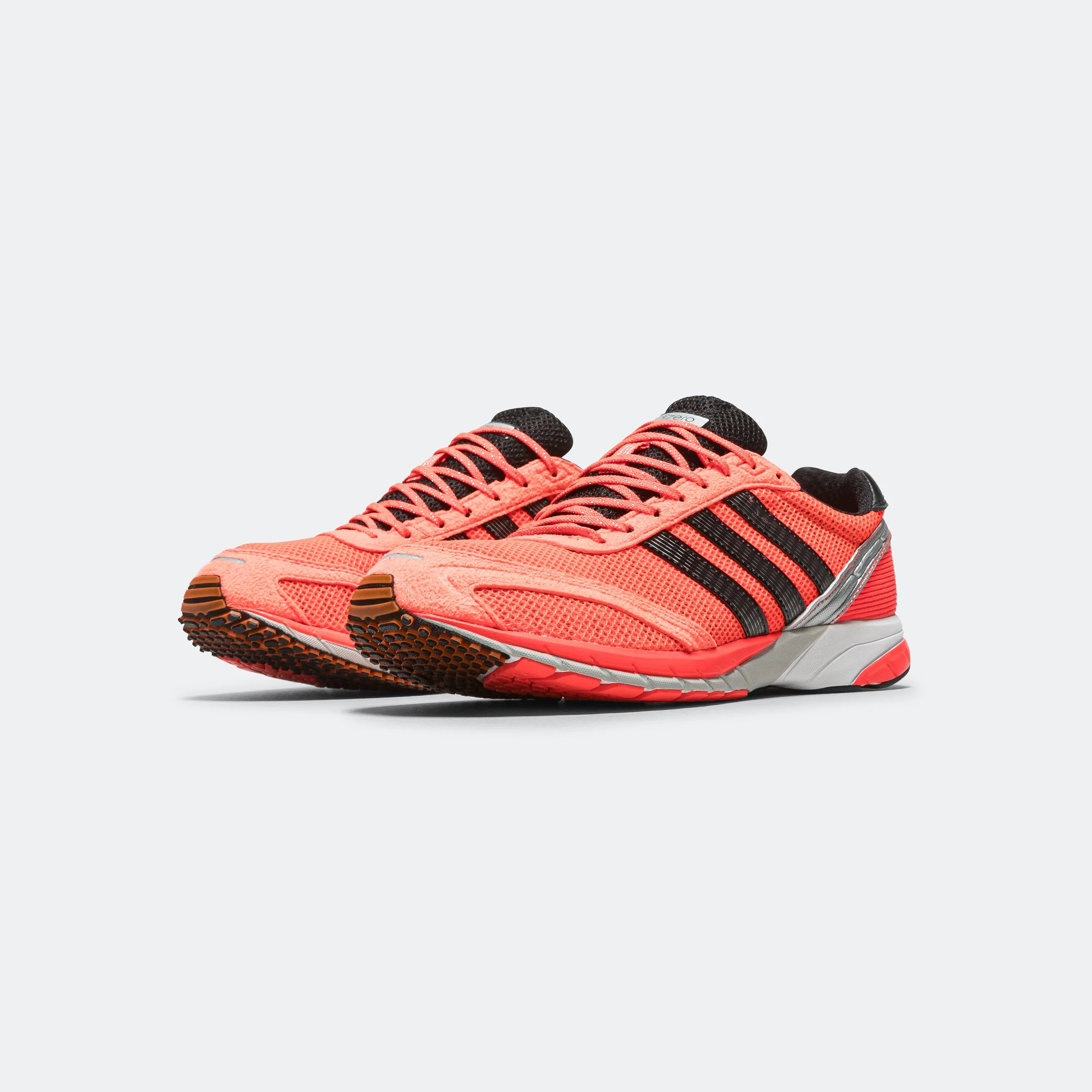 Adizero Adios OG - Footwear White/Solar Red-Core Black Zipper Closure