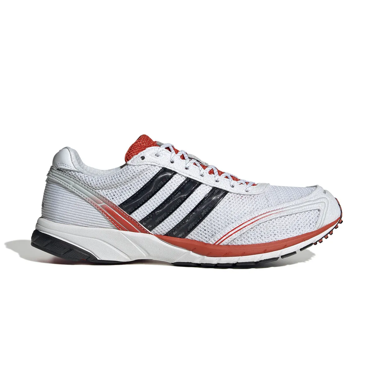 Moisture Management Fabric Sustainable Material Blend Adizero Adios OG 'White Preloved Red'