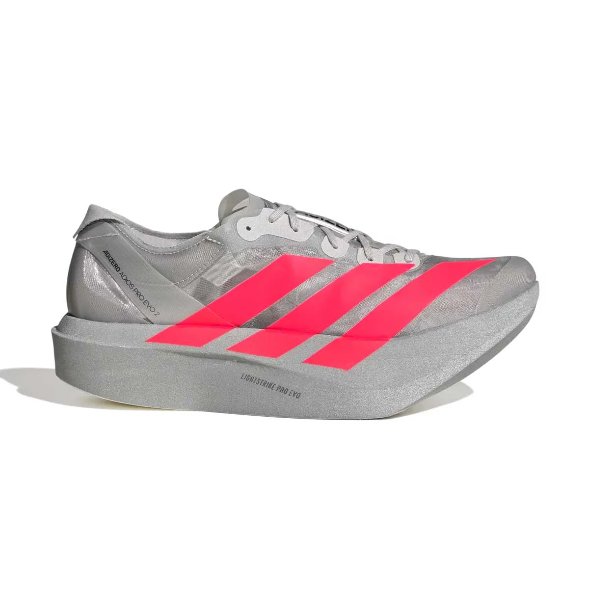 Shock   Absorbing Adizero Adios Pro Evo 2 'Silver Metallic Lucid Red'