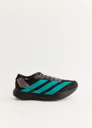 Adizero Evo SL 'Black Pure Teal' Sneakers Slip Resistant Groove Design Unique grip Stretch Knit Upper