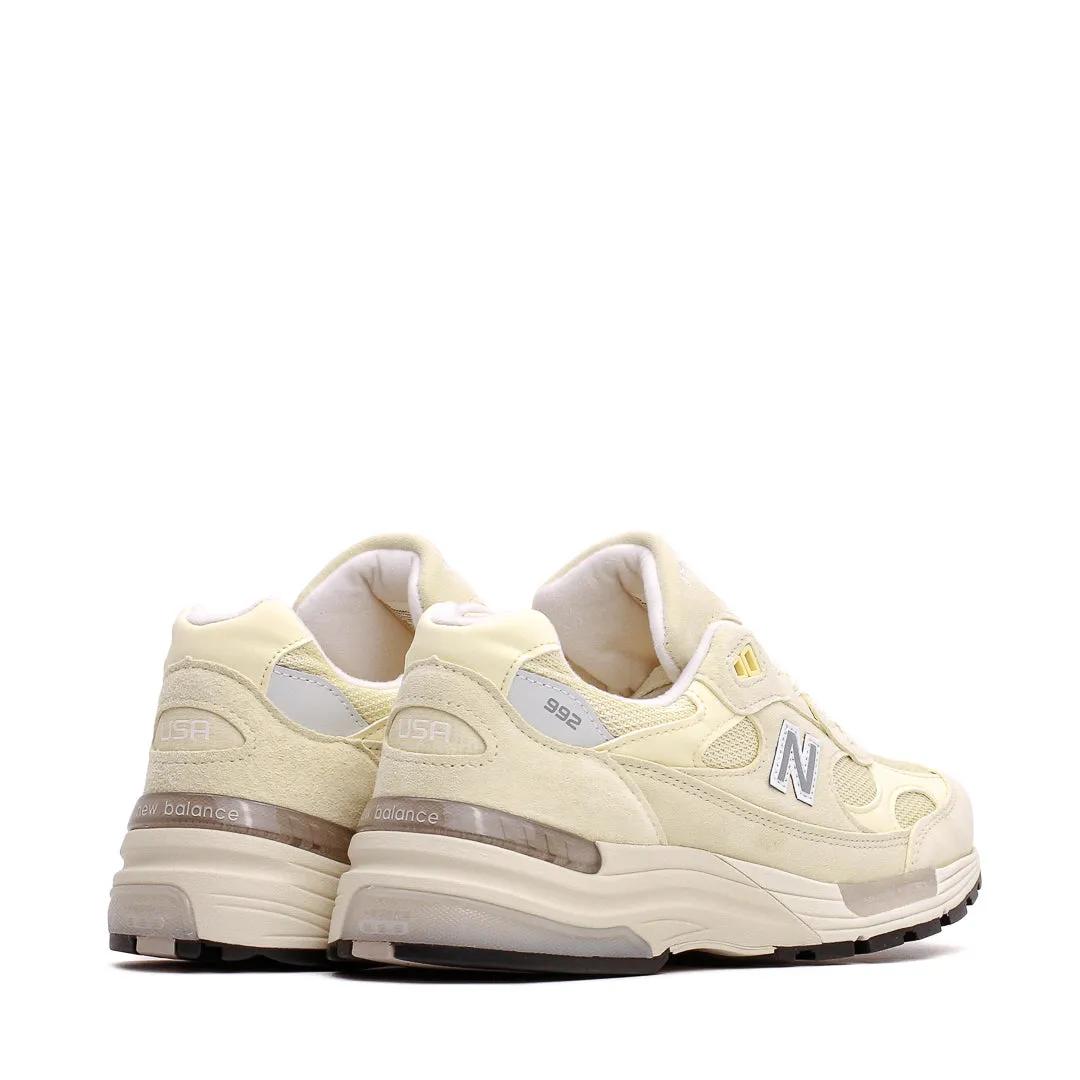 advanced Instant Comfort New Balance Unisex Made in USA 992 Calcium U992MC