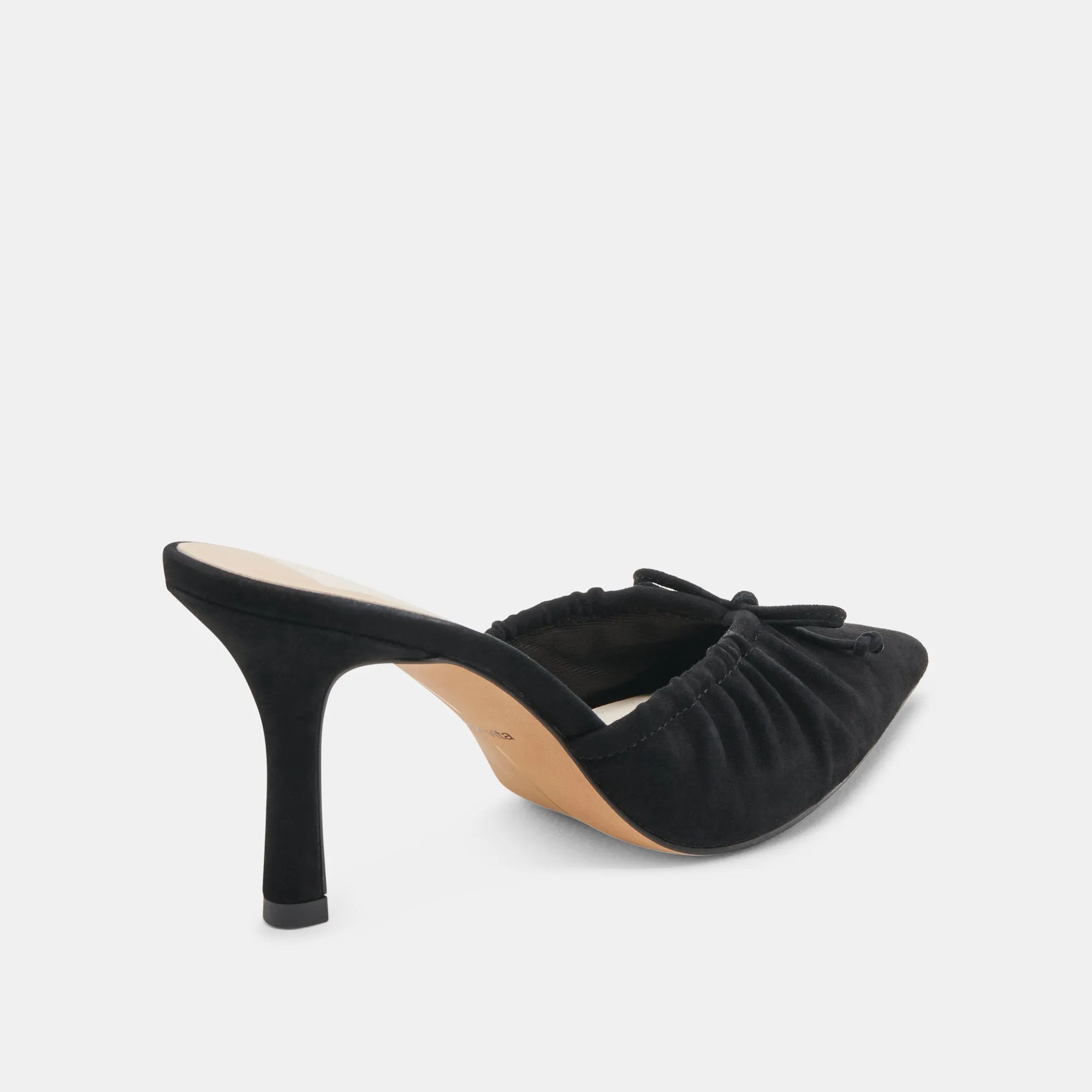 KAIRI HEELS ONYX SUEDE Fashion Heels Formal Office Shoes