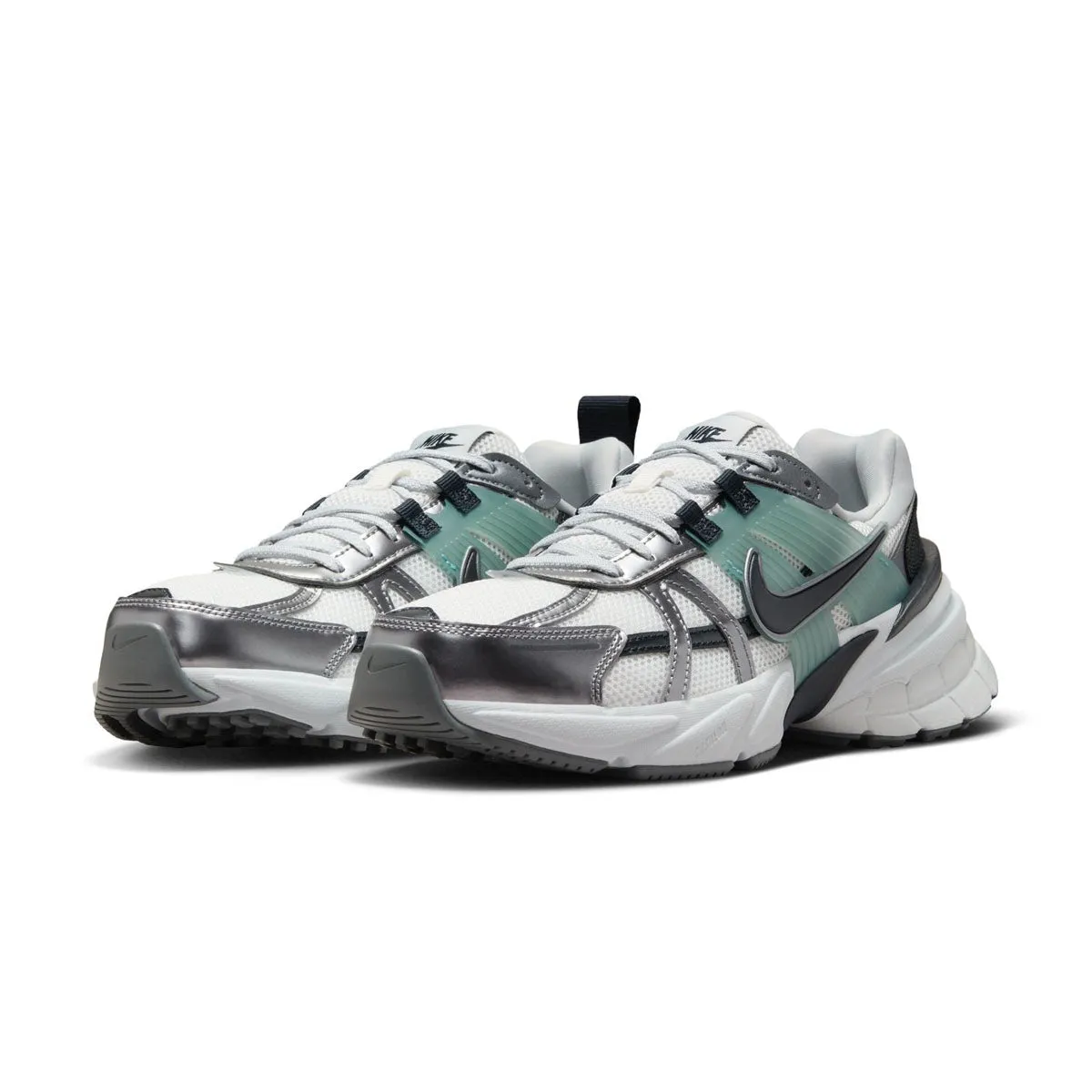 Wmns V2K RUN 'Summit White Dark Obsidian' Soft Motion Sleek Style