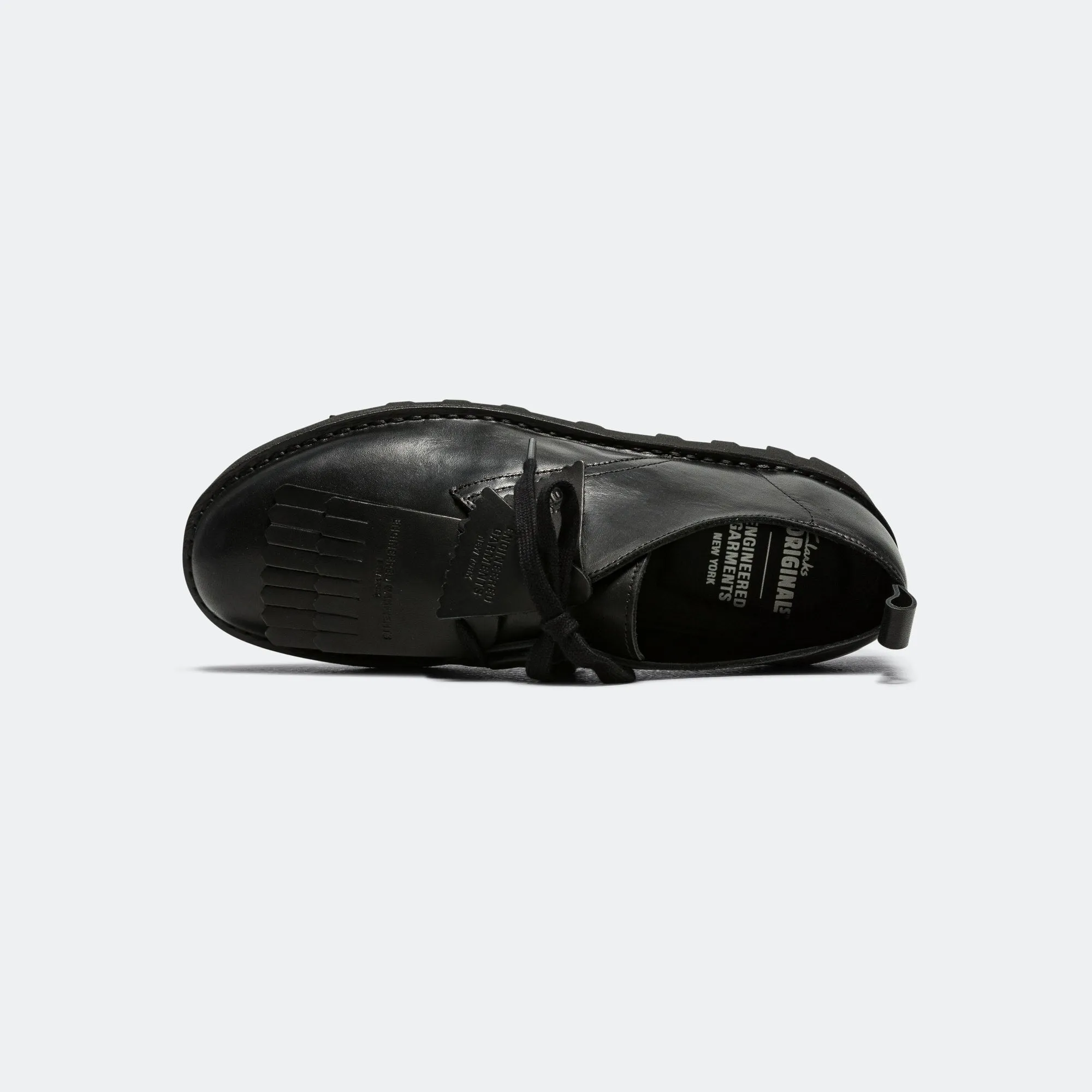 Comfort Benefit Desert Khan x Engineered Garments - Black Smooth Leather