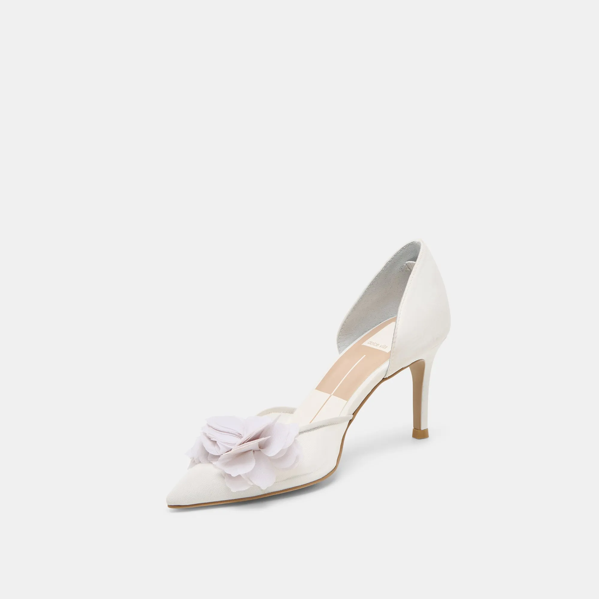 Causal Booties Padded Tongue EVELIN HEELS WHITE MESH