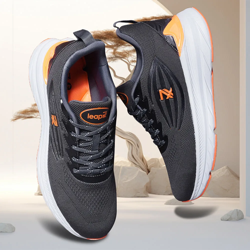 Leap7x By Liberty Men RW-02 D.Grey Sports Lacing Shoes indoor sports lover