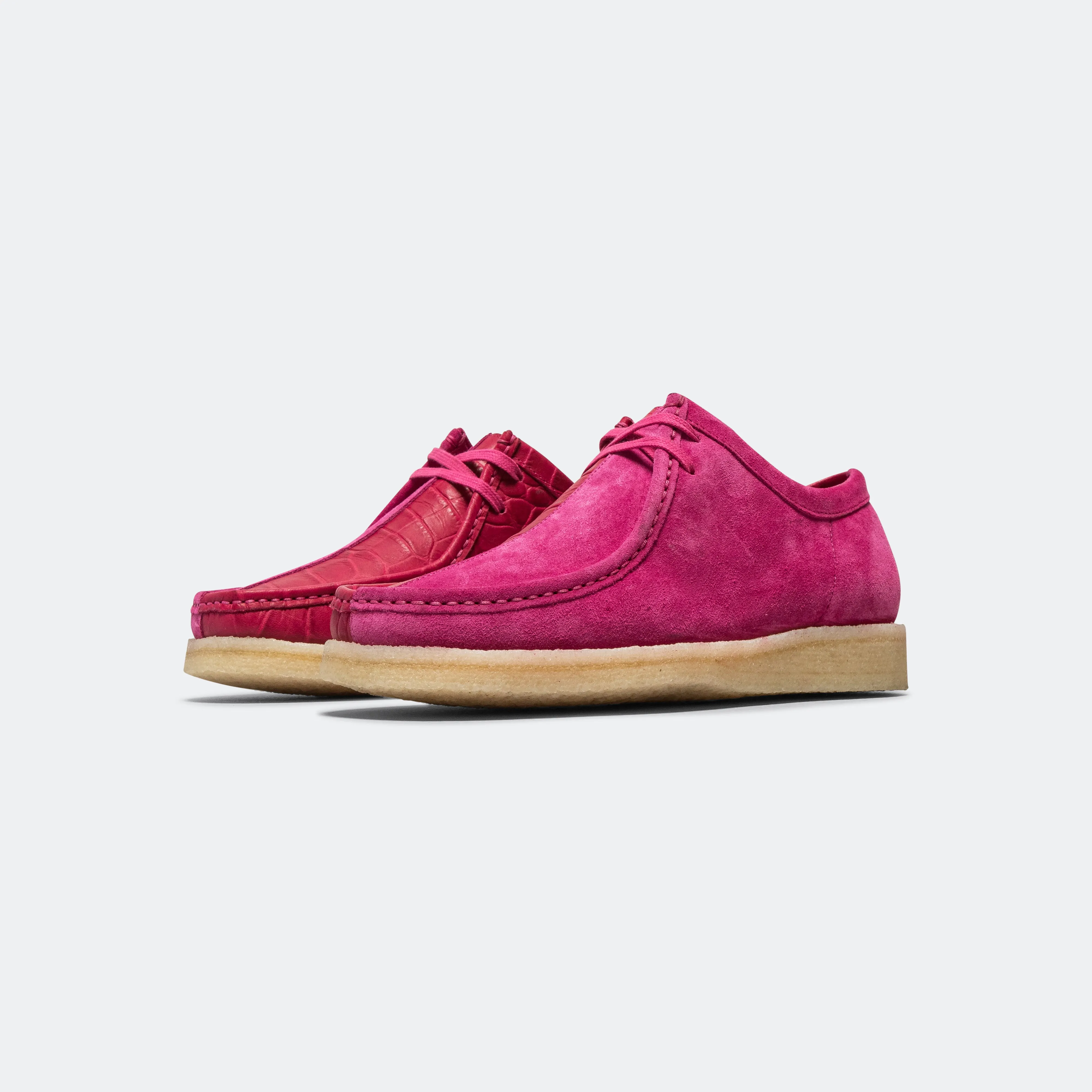 P204 ?? UP THERE - Pink Suede/Pink Croc Low Bounce Training Pulse