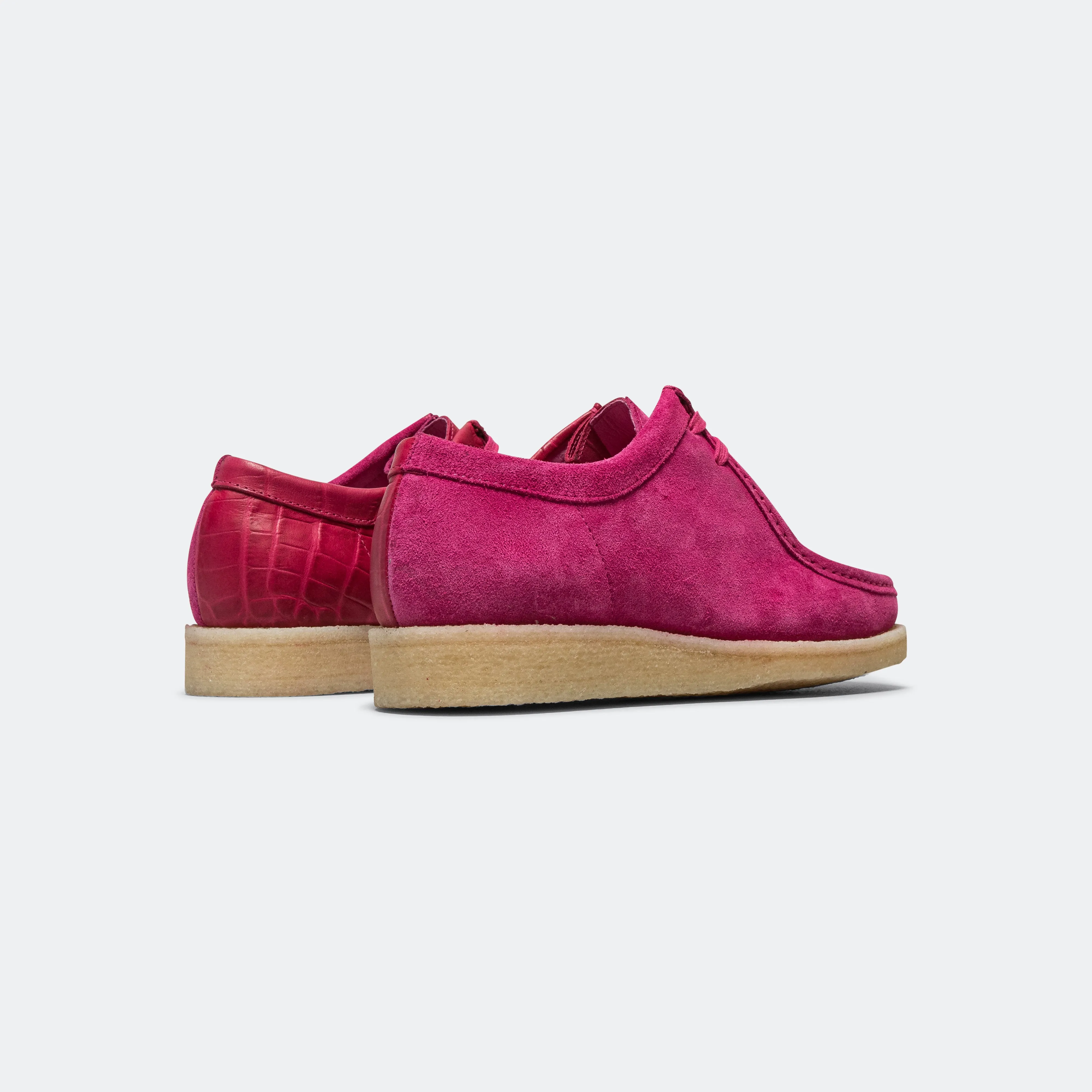 Travel Essentials Breathable Tongue P204 ?? UP THERE - Pink Suede/Pink Croc