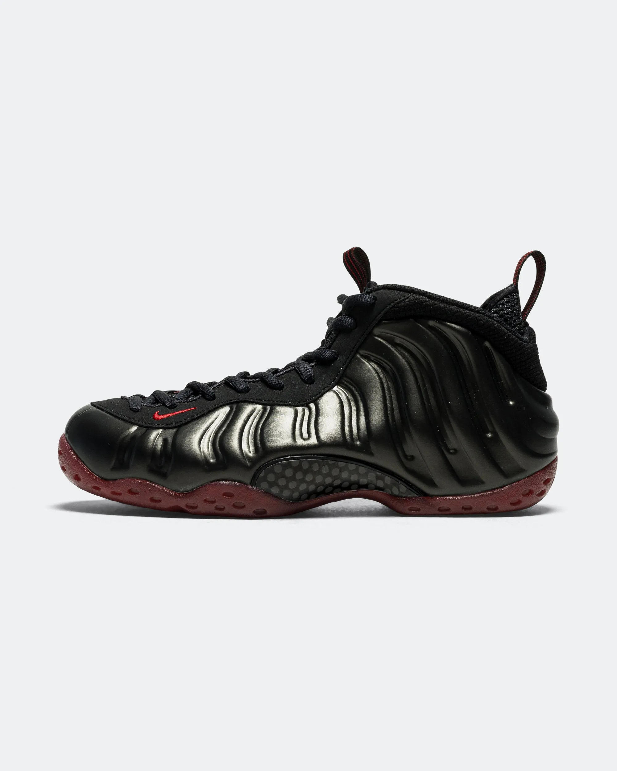 Low Profile Drop Removable Footbed System Air Foamposite One - Black/Varsity Red