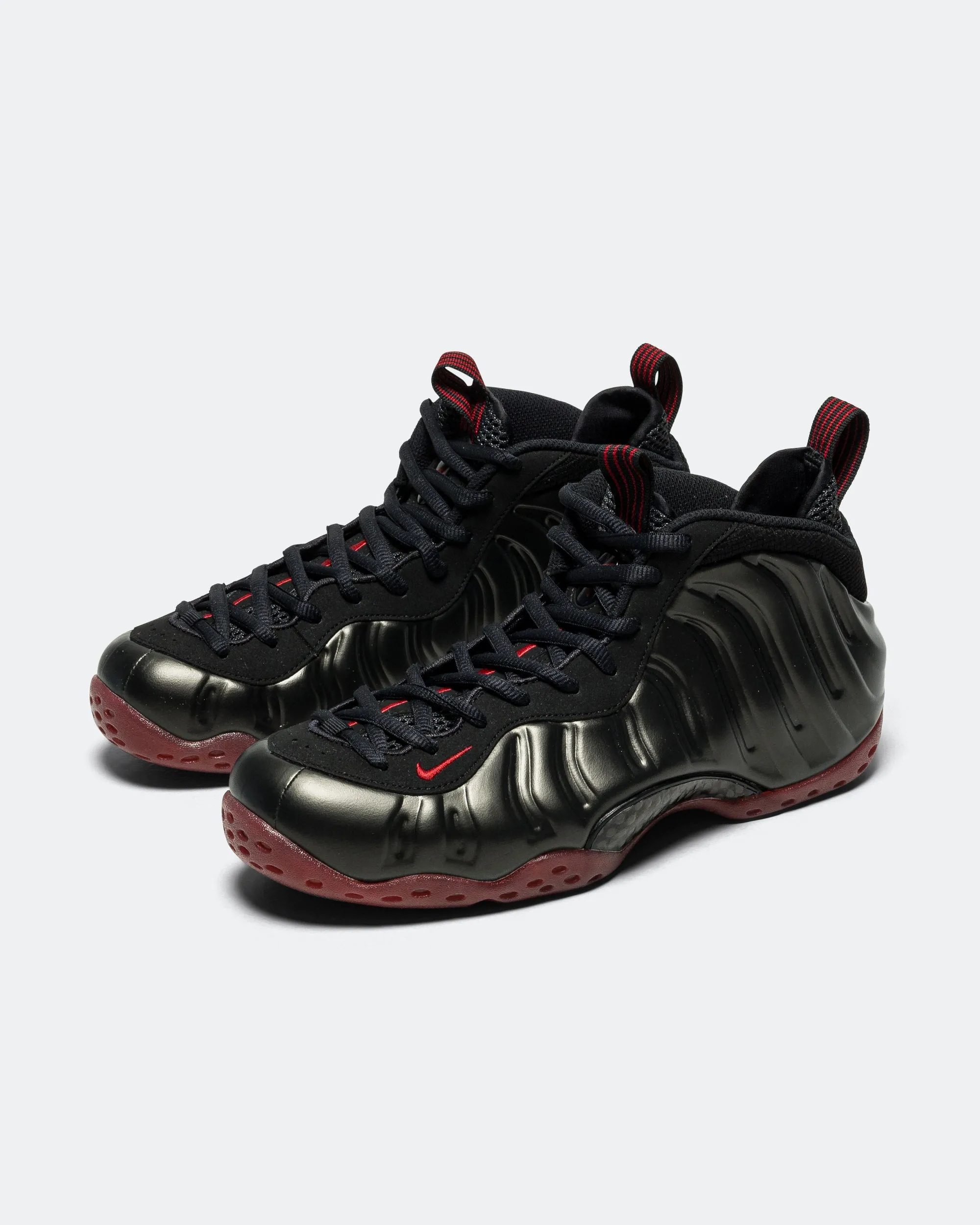 Bold Pattern Air Foamposite One - Black/Varsity Red