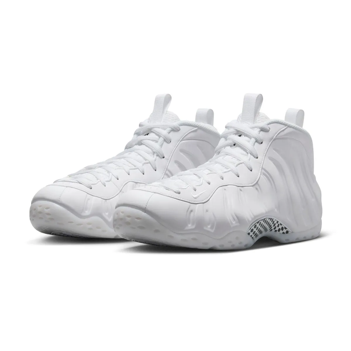Air Foamposite One 'Triple White' Flex Zone Design Adjustable Laces