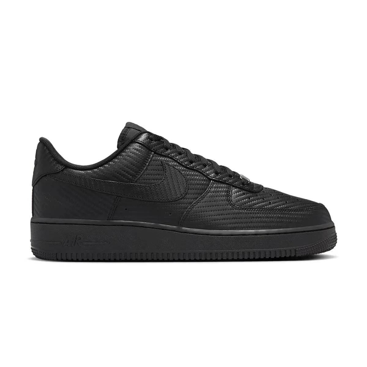 Air Force 1 '07 'Black Carbon Fibre' Sturdy materials