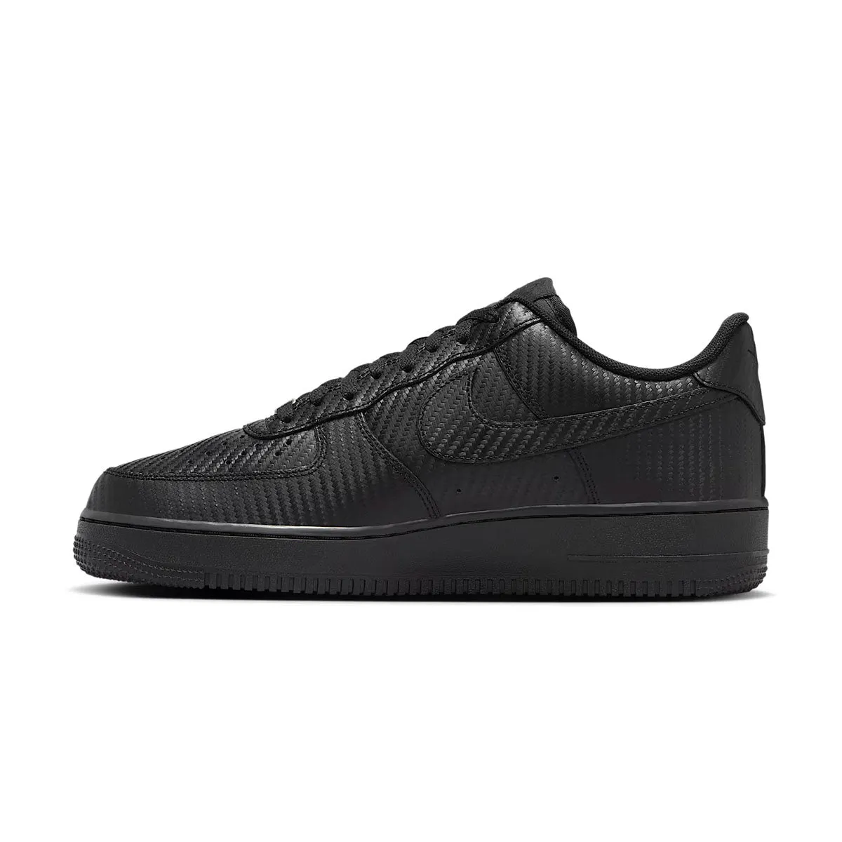 Non Slip Outsole Lateral Support Frame Air Force 1 '07 'Black Carbon Fibre'