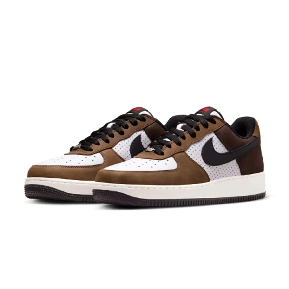 Bridge Walk Comfy Steps Air Force 1 Low Retro 'White Baroque Brown'