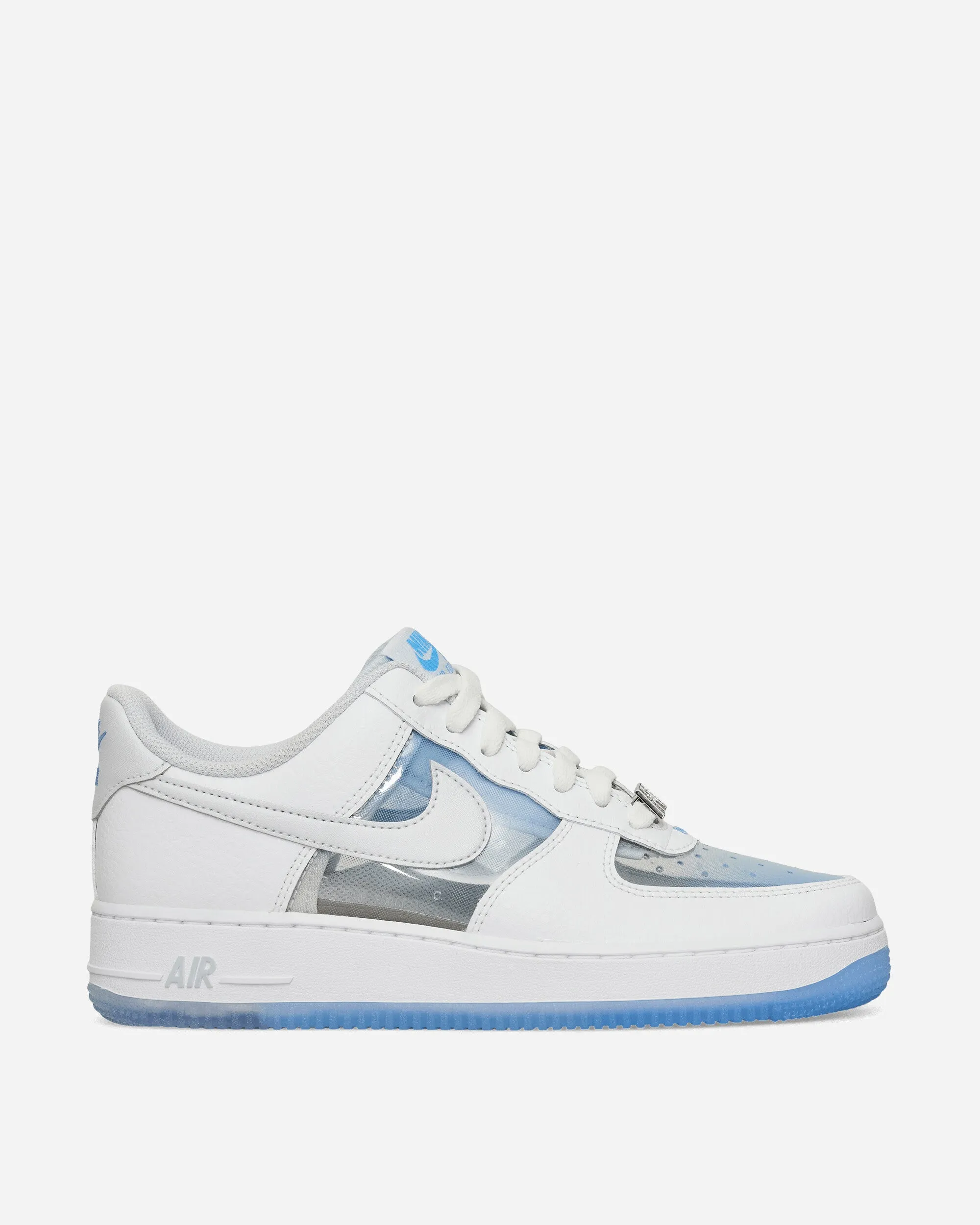 Air Force 1 Sneakers White / University Blue Road Fit