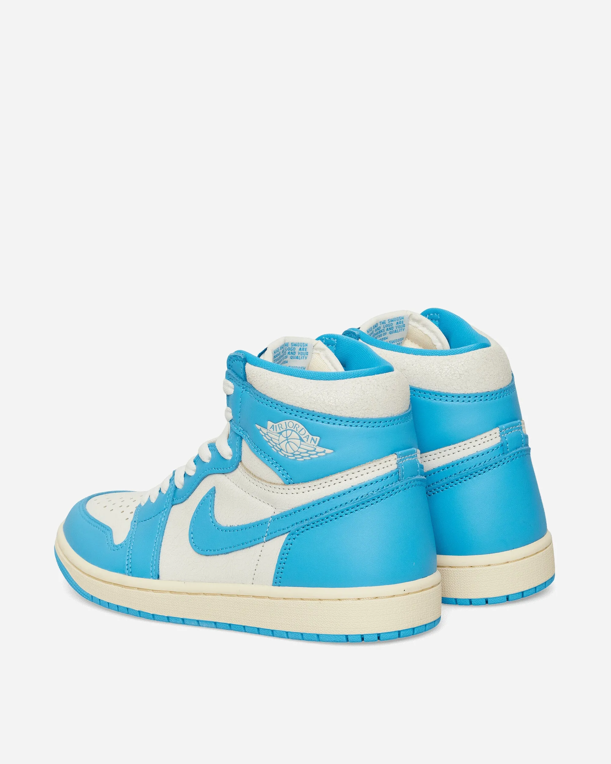 Air Jordan 1 High OG UNC Reimagined Sneakers Dark Powder Blue Soft Base