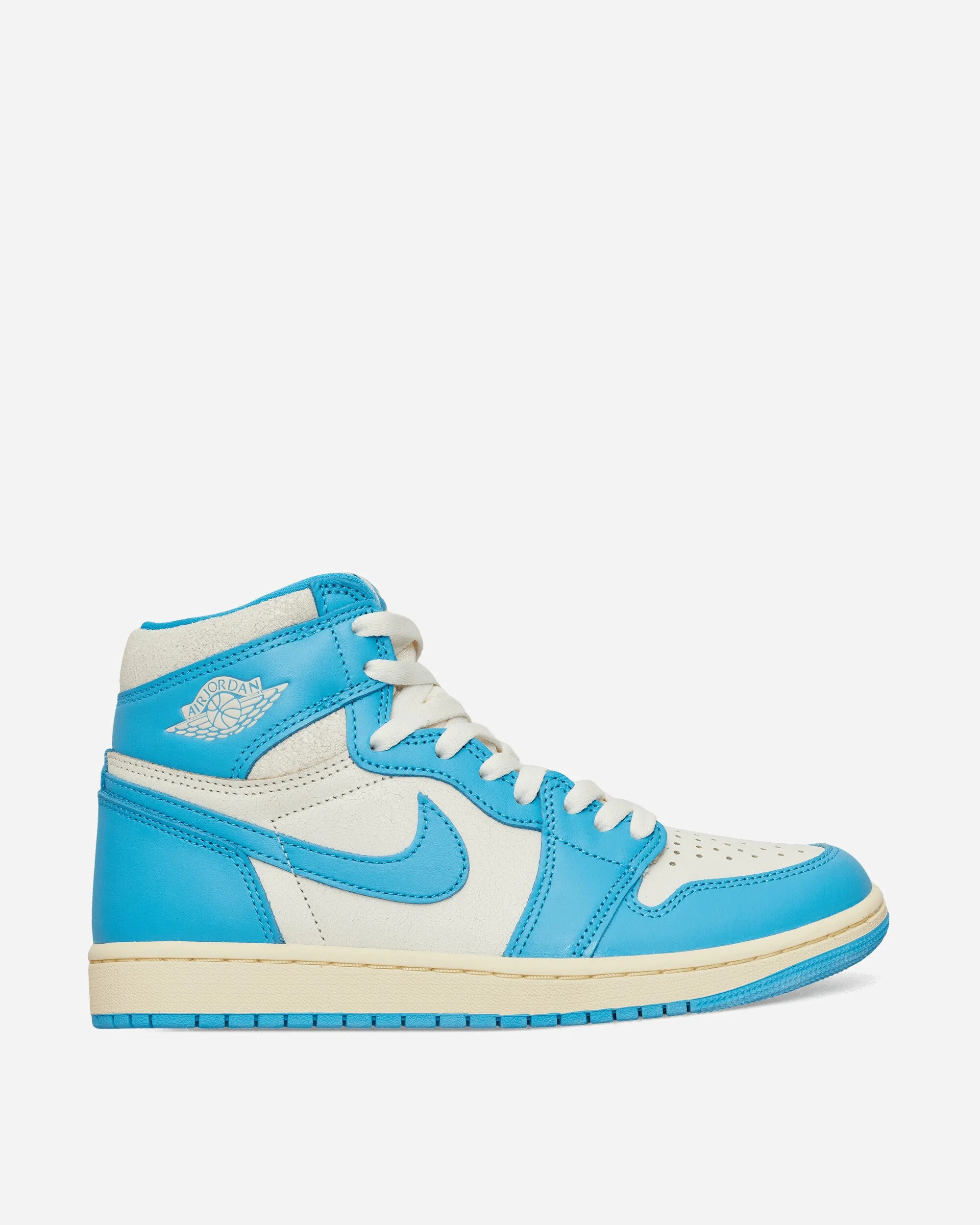 Air Jordan 1 High OG UNC Reimagined Sneakers Dark Powder Blue Quick Walk