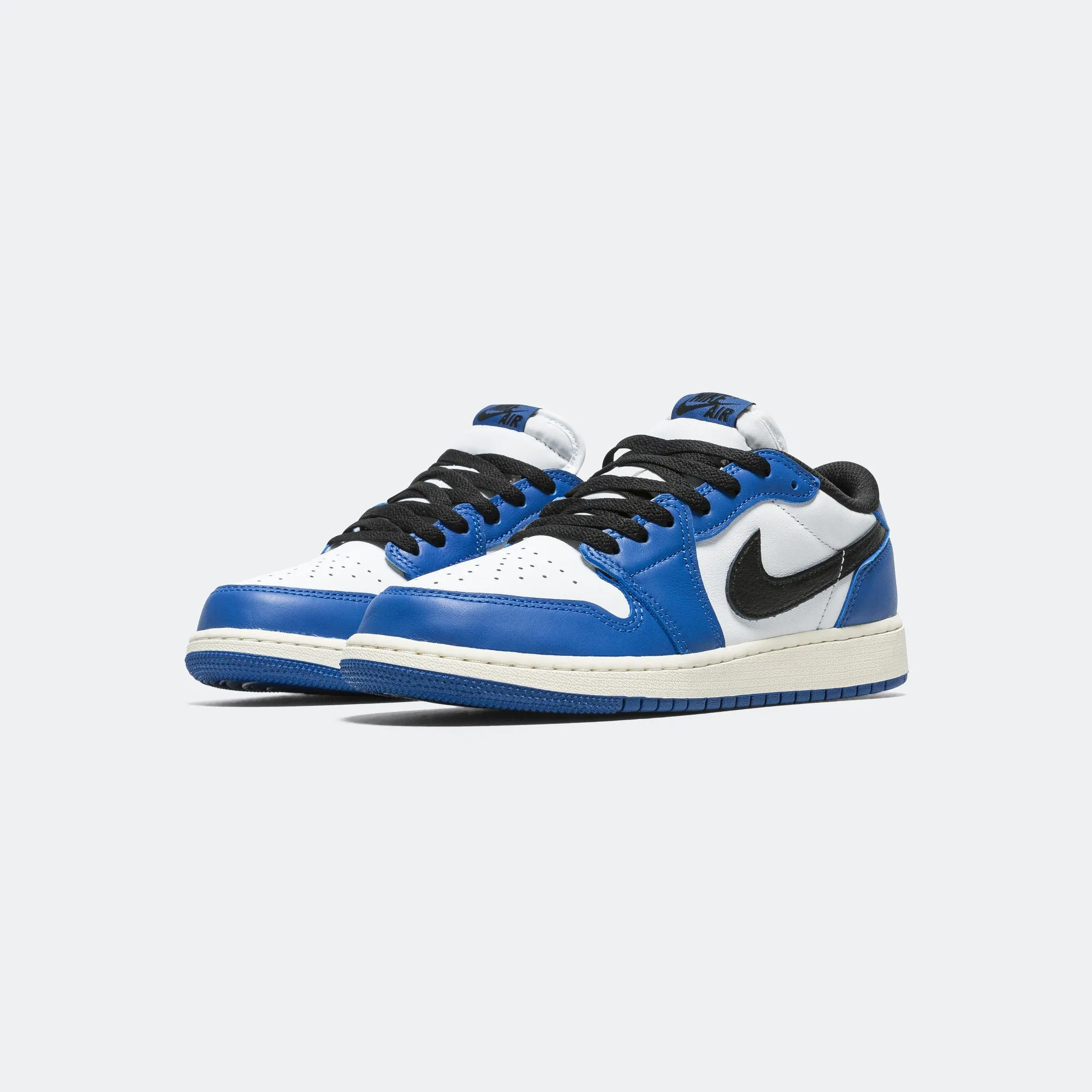 Air Jordan 1 Low OG (GS) - White/Black-Game Royal-Sail Every Step Urban Luxury