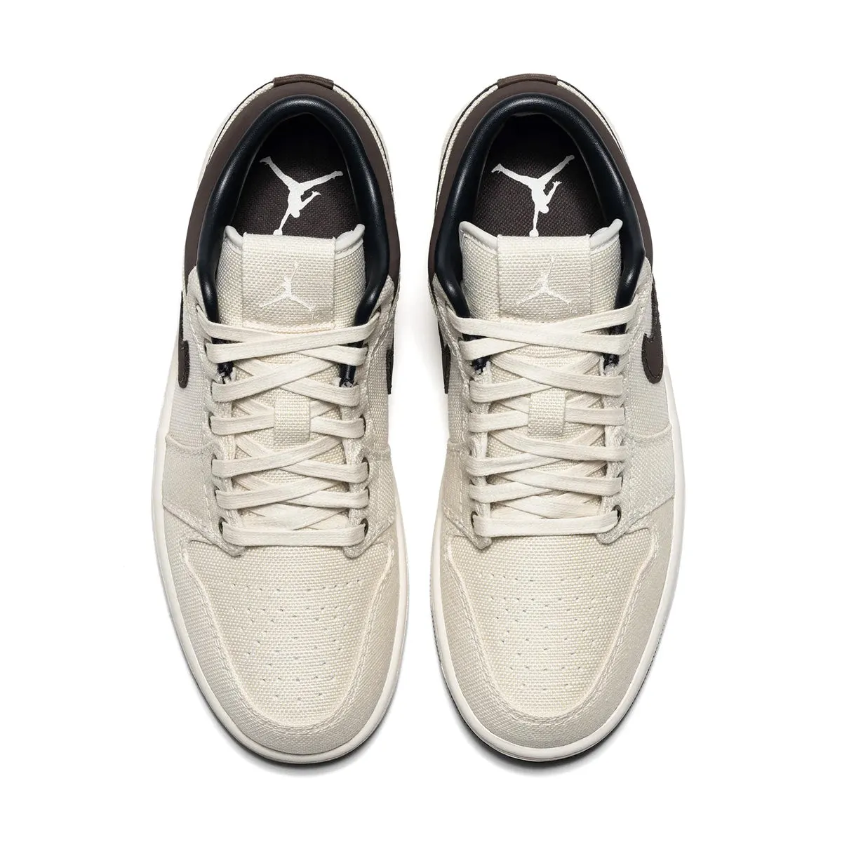 Air Jordan 1 Low Premium 'Pale Ivory Baroque Brown' Vapor Wick Fabric