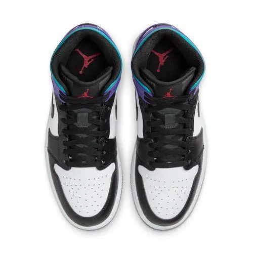 Air Jordan 1 Mid 'Aqua Purple' Fitness Lovers