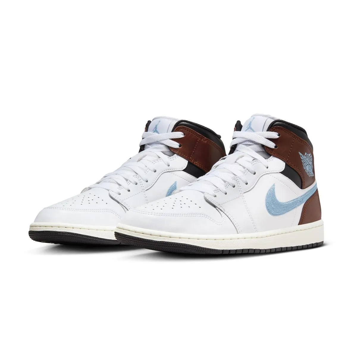 Quick Motion Air Jordan 1 Mid SE 'Brown Blue Grey'