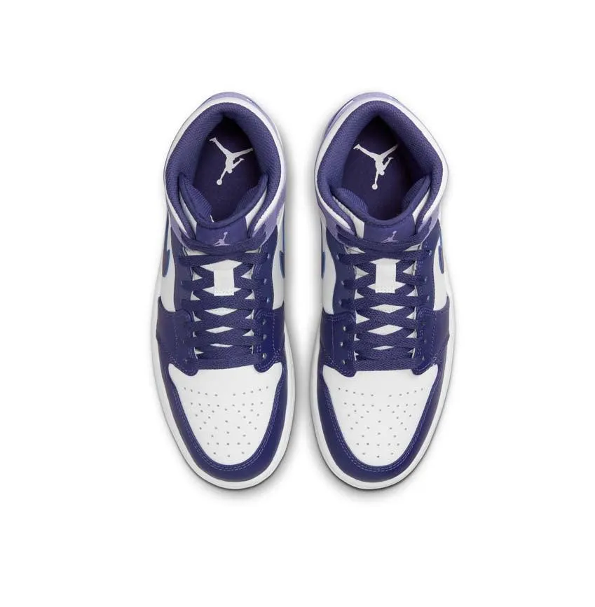 Air Jordan 1 Mid 'Sky J Purple' Secure Lace Lock Walk Comfort