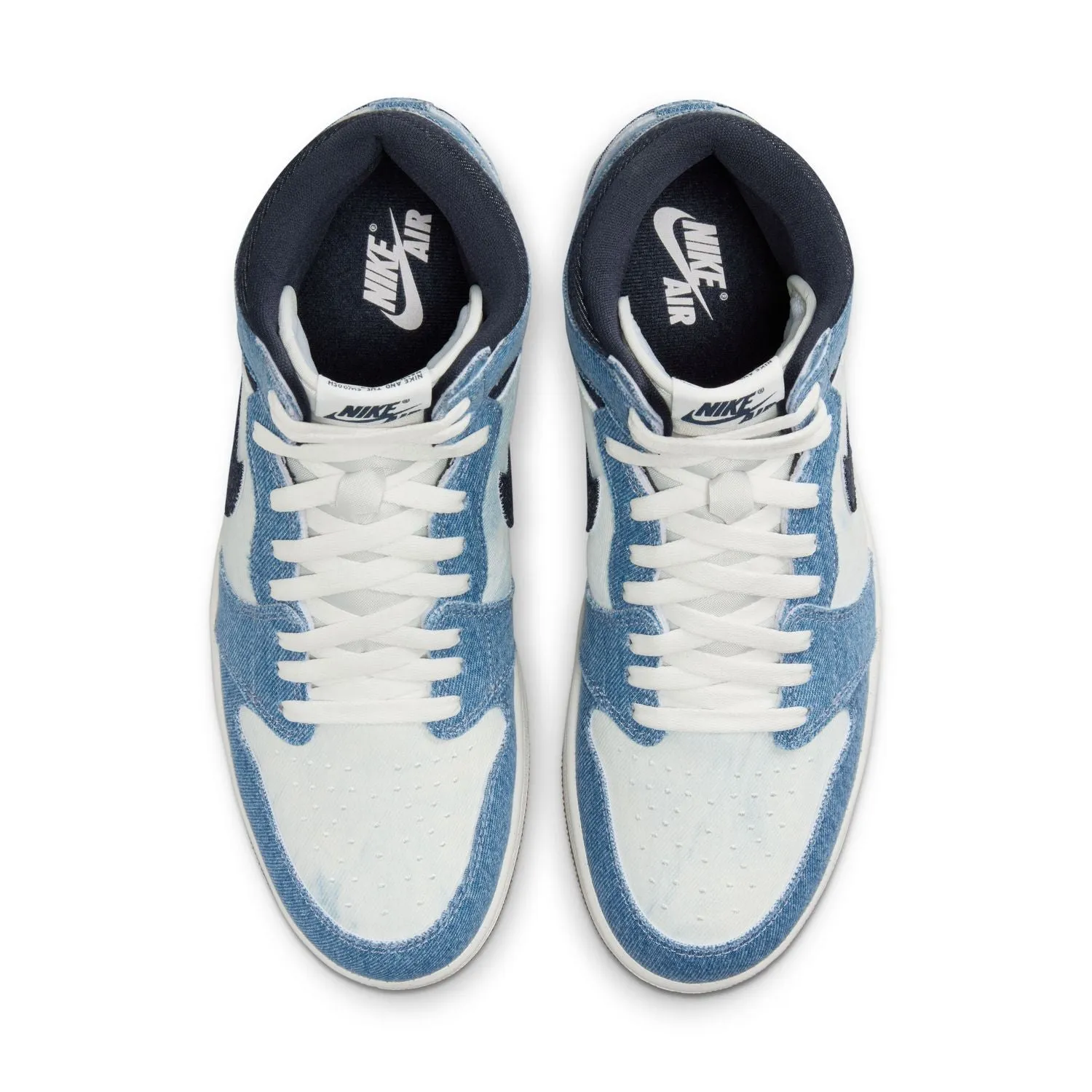 Air Jordan 1 Retro High OG 'Denim' Hybrid style Cushion Frame