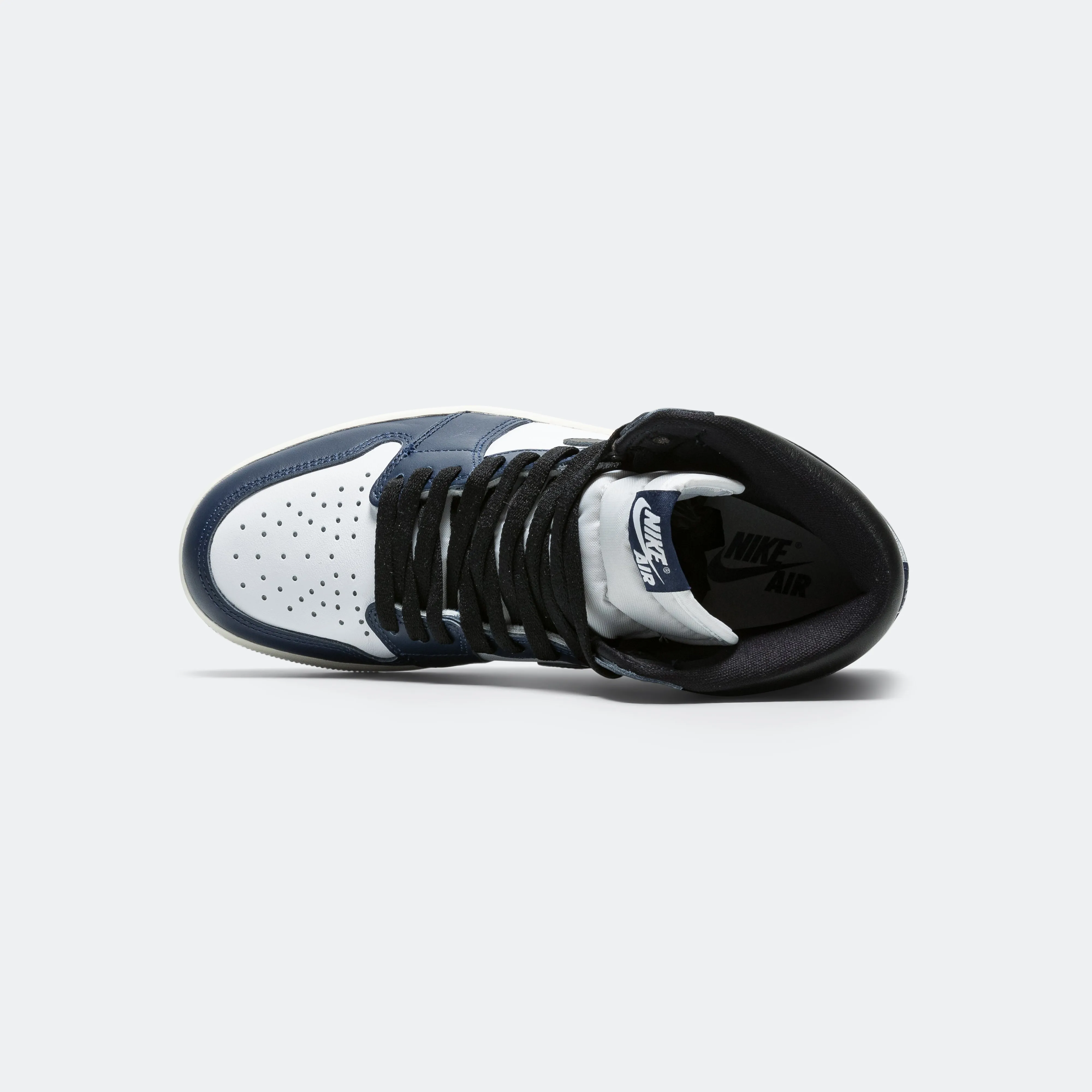Air Jordan 1 Retro High OG (GS) - Midnight Navy/Black-White-Sail Breath Fresh Fashion Movement