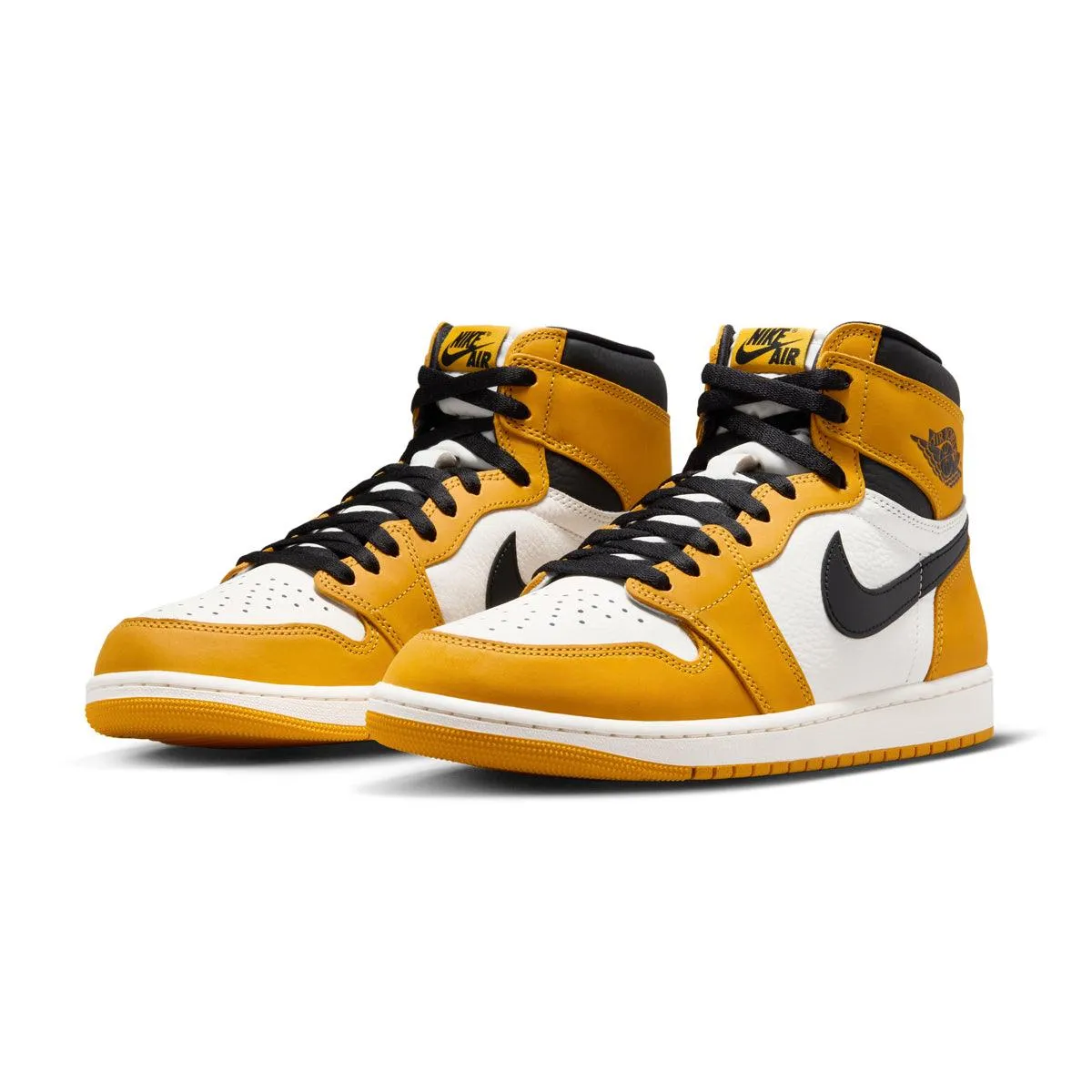 Light Structure High Top Design Air Jordan 1 Retro High OG 'Yellow Ochre'