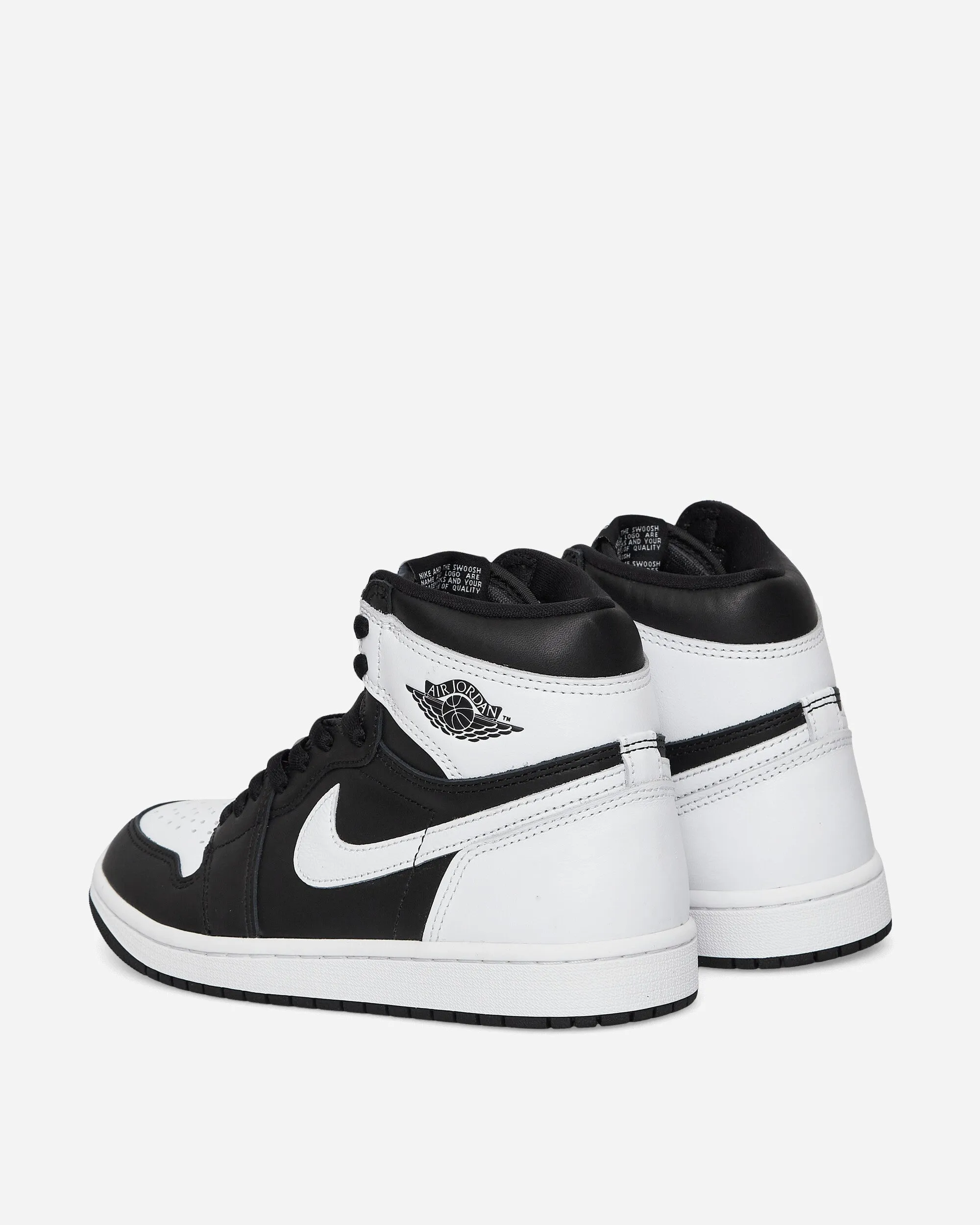 Air Jordan 1 Retro High Sneakers Black / White Relaxed Days