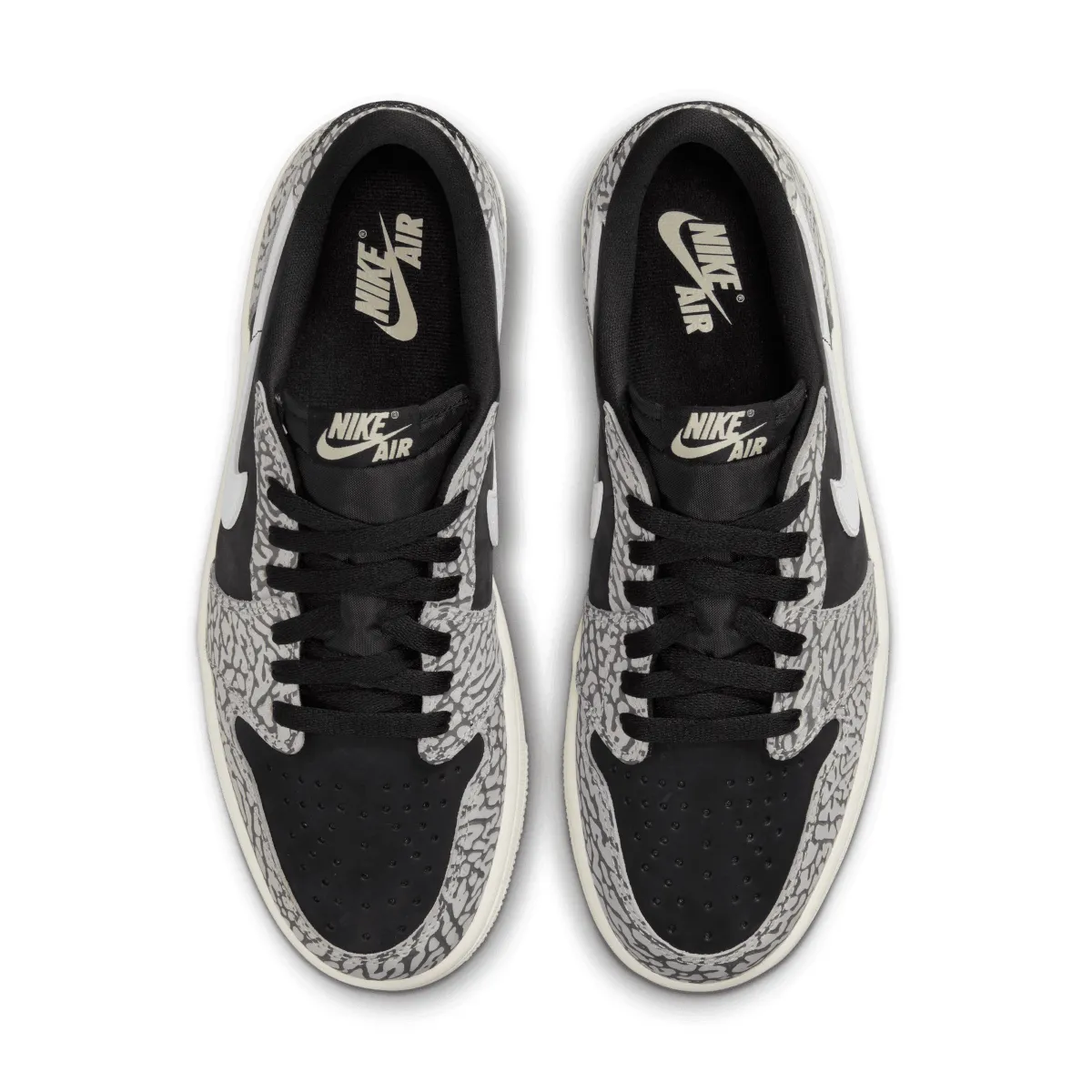 Back Cushion Hyper Elastic Polymer Air Jordan 1 Retro Low OG 'Black Elephant'