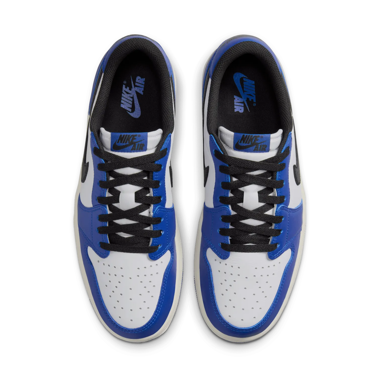 Tensile Lacing Lockdown fit Air Jordan 1 Retro Low OG 'Game Royal'