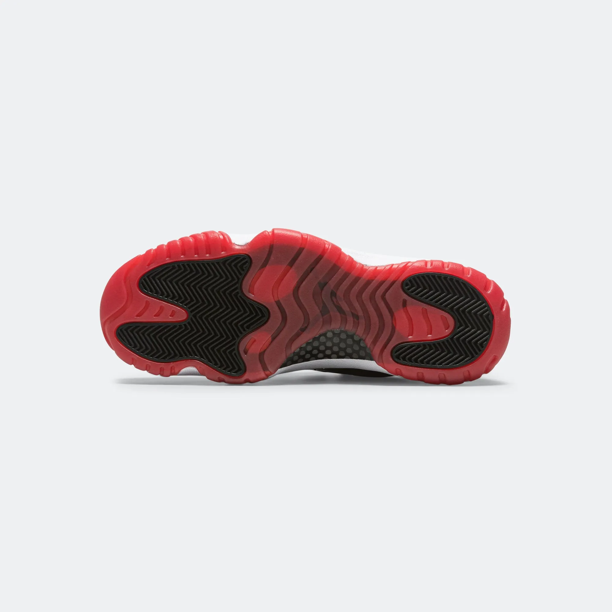 Air Jordan 11 Retro Low - Black/Varsity Red-White Stretchable Openings